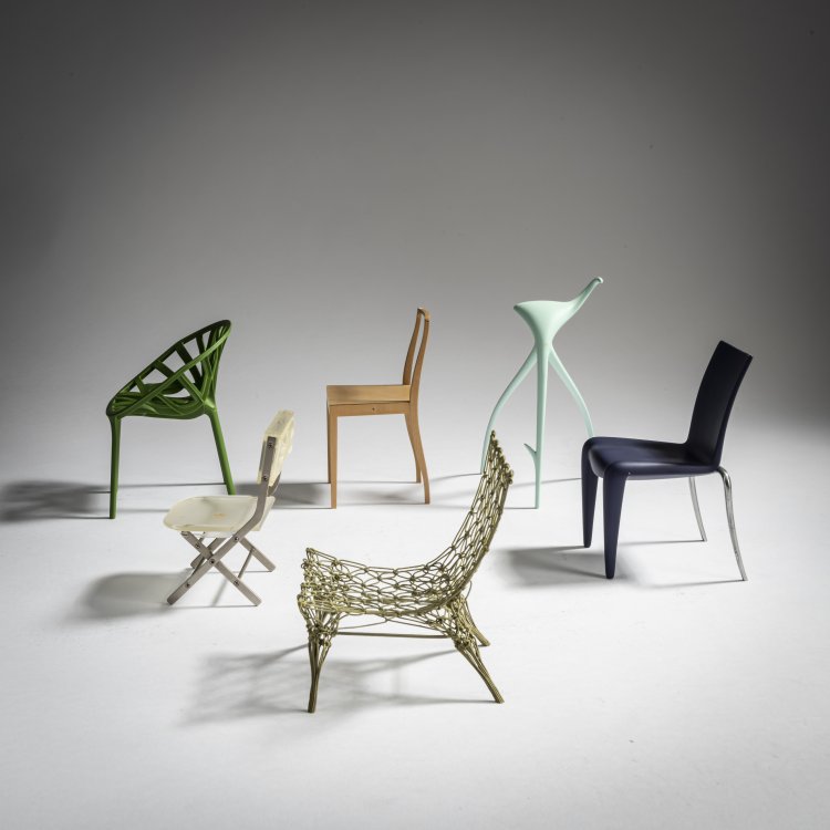 Sold at Auction: MARCEL WANDERS MINIATURE KNOTTED CHAIR FOR VITRA
