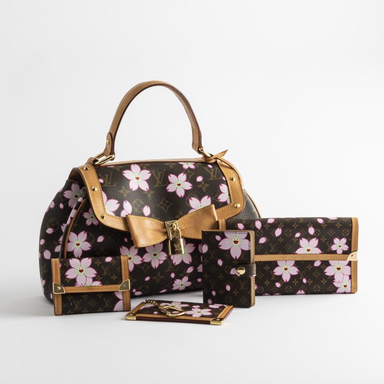 Sold at Auction: Louis Vuitton bag Cherry Blossom Murakami