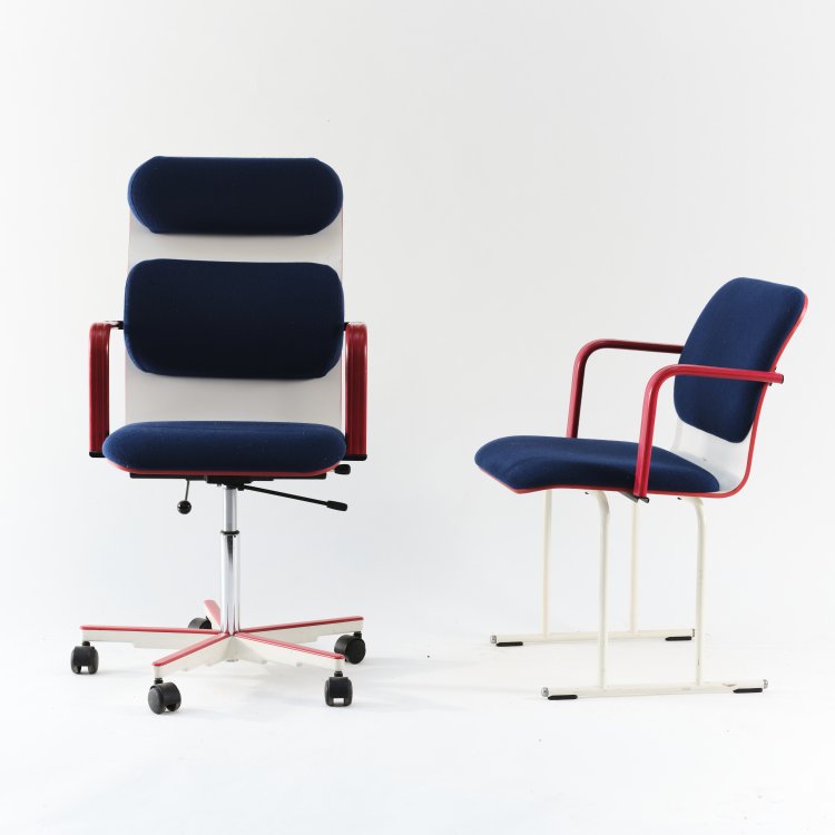 Fysio' task chair, 1976 and 'Sirkus' conference chair, 1982 – Yrjö