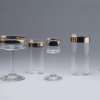 Sexpartite glass set from the 'Wertheim' service,