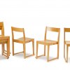 Six stacking chairs, 1932