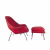 Sessel 'Womb-chair 70' mit Ottoman '74', 1948