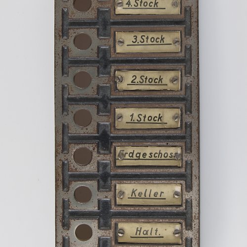 Elevator switch board