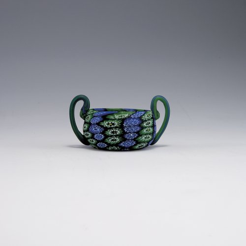 Small 'Murrine' bowl with handles, c1910