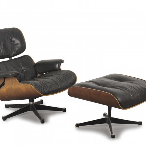 '670' lounge chair with '671' ottoman