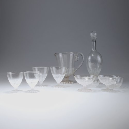 Wine set for eight, c1934/35