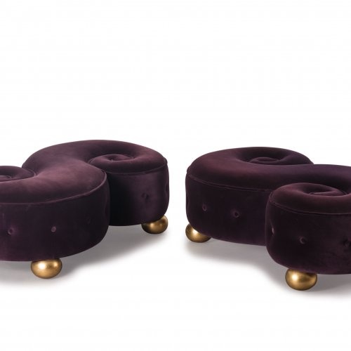 Pair of 'Duo' stools, c2010