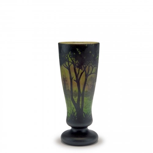 'Paysage lacustre' vase, c. 1910