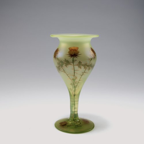 Goblet with thistles, c1900