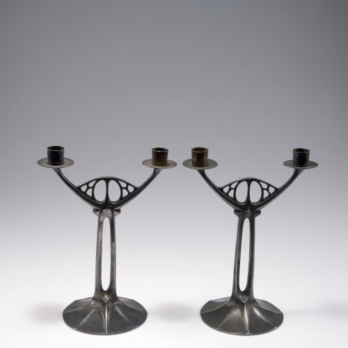 Pair of candlesticks, c1905