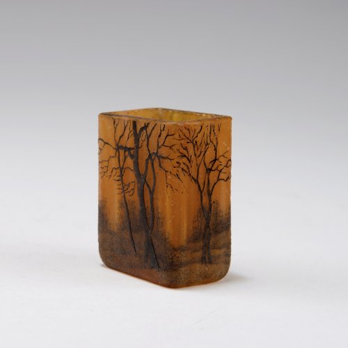 Miniature 'Arbres en hiver' vase, c1906