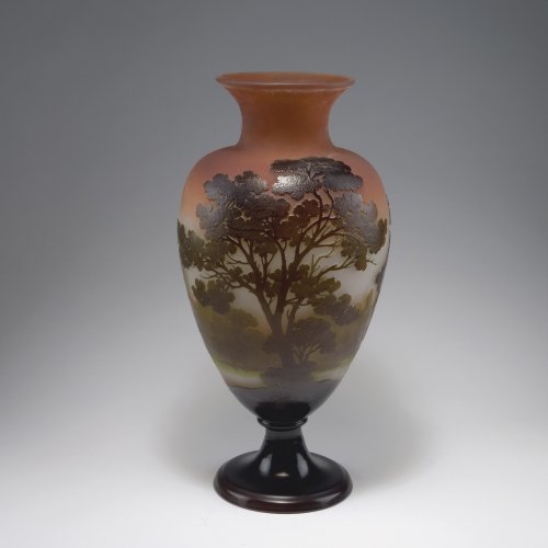 Tall 'Paysage lacustre' vase, 1906-14