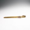 Letter opener with female head, c. 1900
