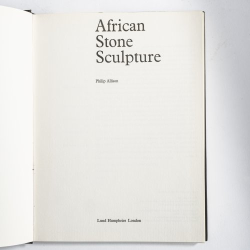 African Stone Sculpture, 1968