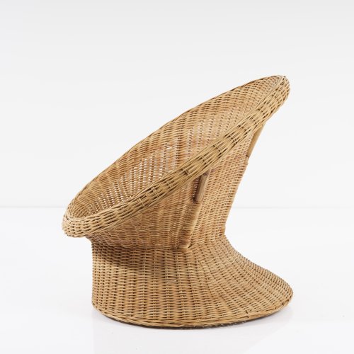 Child's wicker chair, 1950s