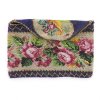 Wallet with rose border, c. 1900