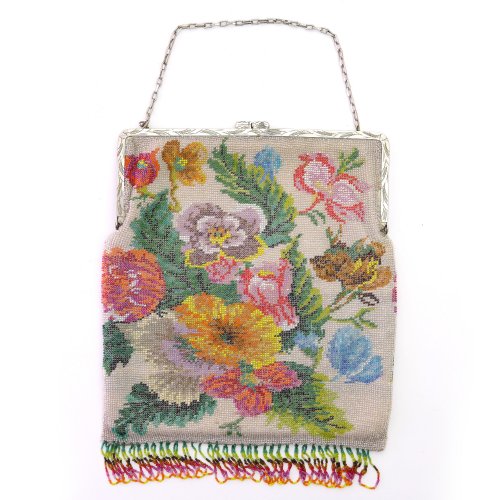 Bag with flowers, c. 1920