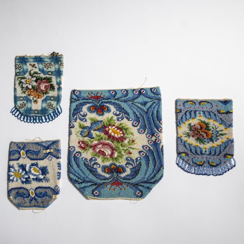 Vier Platten für Taschen, um 1900