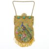 Bag with peacock, late 19th century