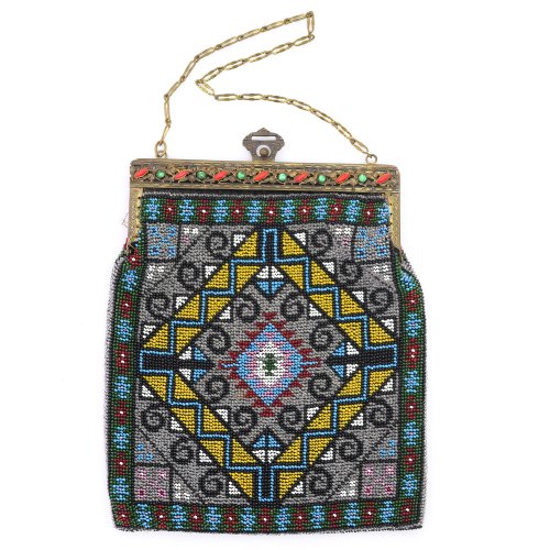 Bag with carpet pattern, c. 1920