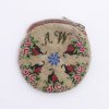 Wallet with floral decor, c. 1900