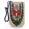 Large pouch with flower motif, c. 1900