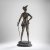 Bronze figurine 'Foilswoman', c. 1925