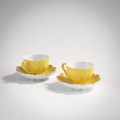 Two mocha cups, c. 1925