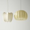 Two 'Cocoon' ceiling lights, 1960s