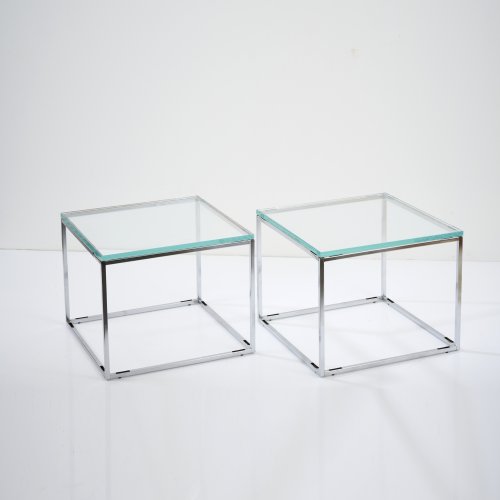 Two side tables, 1970s