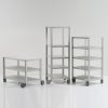 Three mobile shelves 'Ciak AT' and 'Rack AT', 1988