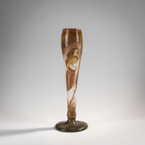'Sabot de Vénus' martelé vase, 1900-05