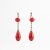 Historic earrings with coral