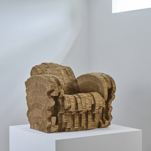 'Little Beaver' easy chair with ottoman, 1987