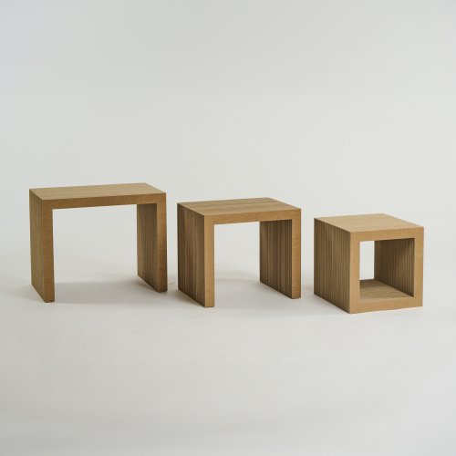 Drei Satztische 'Low Table Set', 1972 (Entwurf)