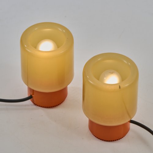 Two 'Tic Tac' table lights, 1970