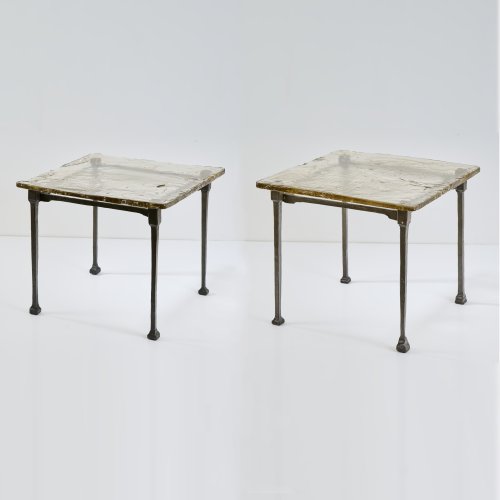 Two side tables 'Lothar', 1982