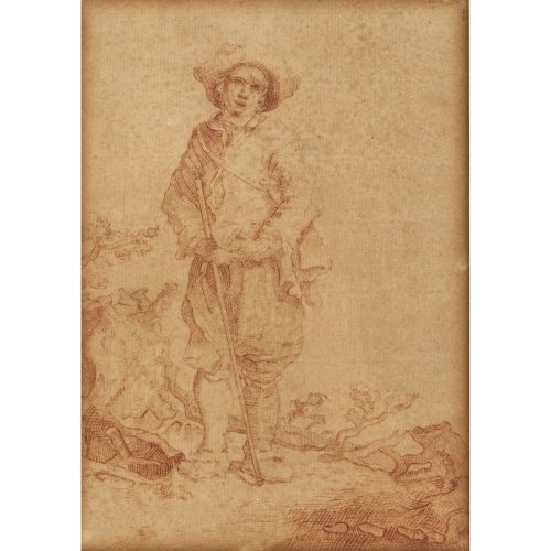 Standing man with hat, 16th century