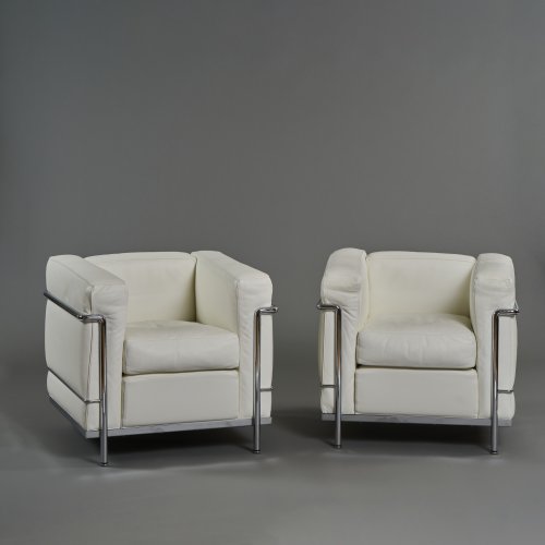 'LC 2' two armchairs, 1928 (design)