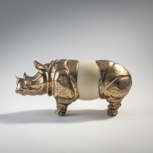 Rhinoceros from the 'Animali' series, 1970 (design)