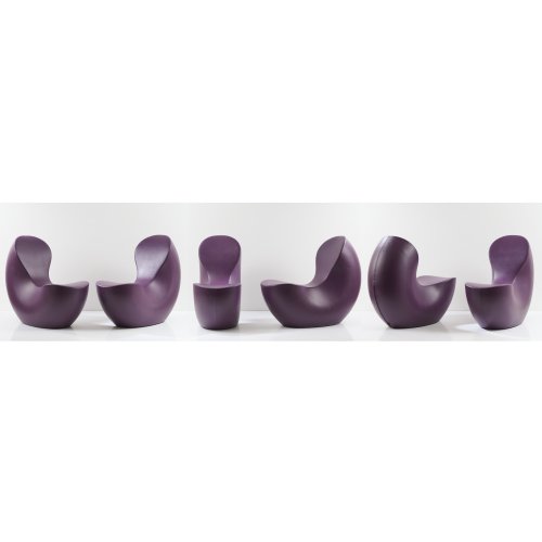 Six 'Nautile soft' armchairs, 2011 (design)