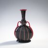 'Rosso, nero, aventurino' vase with handles, c. 1932