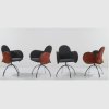 Four armchairs 'Incisa chair' 1992