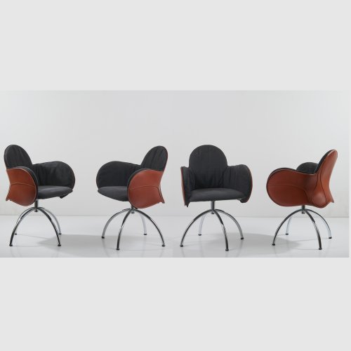 Four 'Incisa chair' armchairs, 1992 (design)