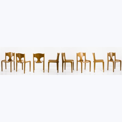 Eight chairs, 1968 (design)