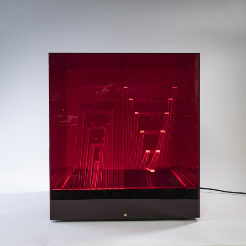 'cubo di teo' light object, c. 1970 (design)