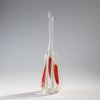 Bottle-shaped 'A canne bianco con dentellature' vase, c. 1962