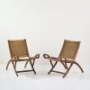 Two 'Ninfea' folding chairs, 1958 (design)