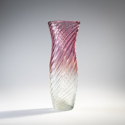 Vase 'Costolato', um 1950