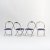 Four 'Curved-Back side chairs', 1980s (design)